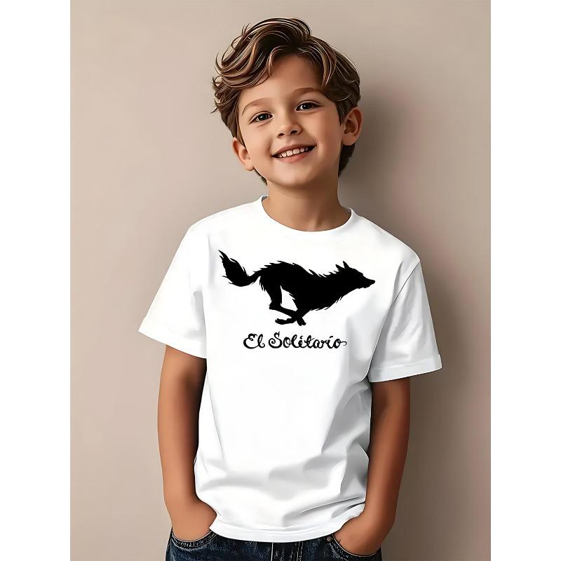 

European sizes Children s Holiday Travel Soft Short Sleeve Trendy Breathable Clothing Teen Short Sleeve 98cm белый
