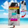 1 Stück Individuelles Foto Strandtuch, Personalisierbares Design Ihr Bild für Reisen, Schwimmen, Sport, Weich Bequem Sommer-Essential