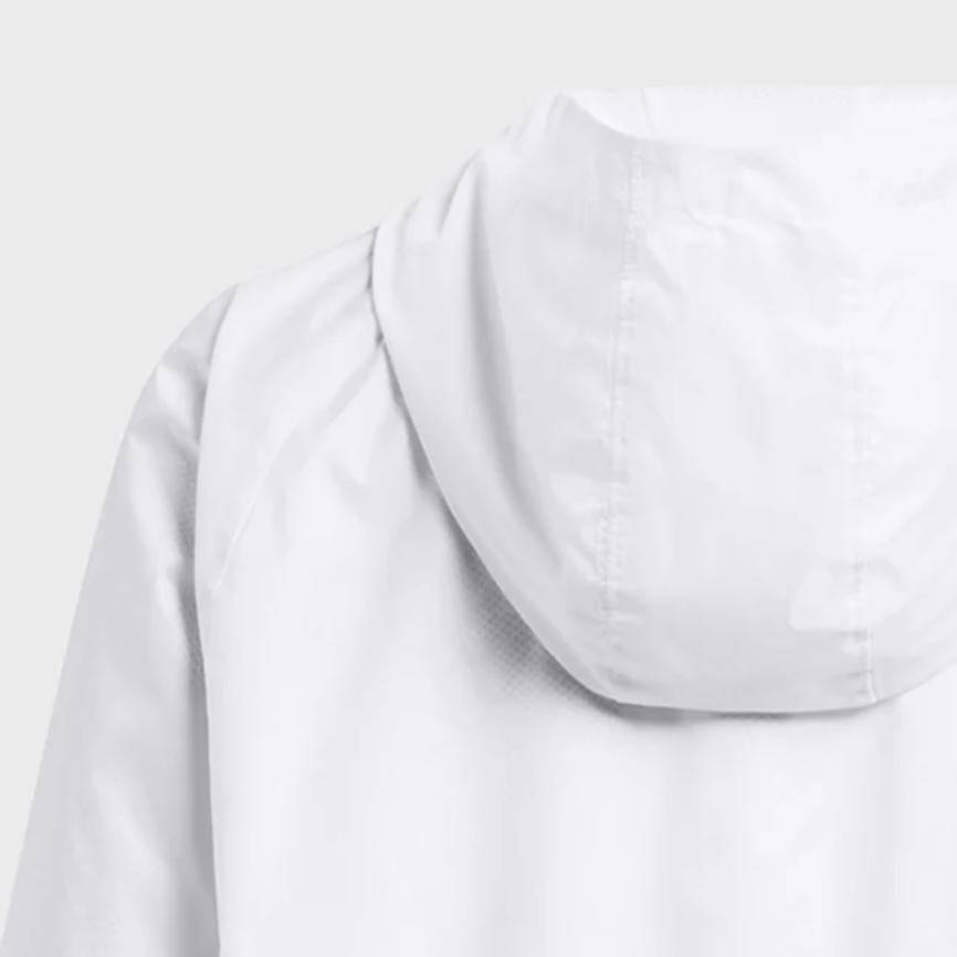 Under Armour UA Rival Solid Logo Casual Hoodie Jacket Women jackets White 1382698-100