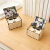 Engraved Wooden Music Box - Eight-Tone Mother's Day & Birthday Gift with Custom Photo
