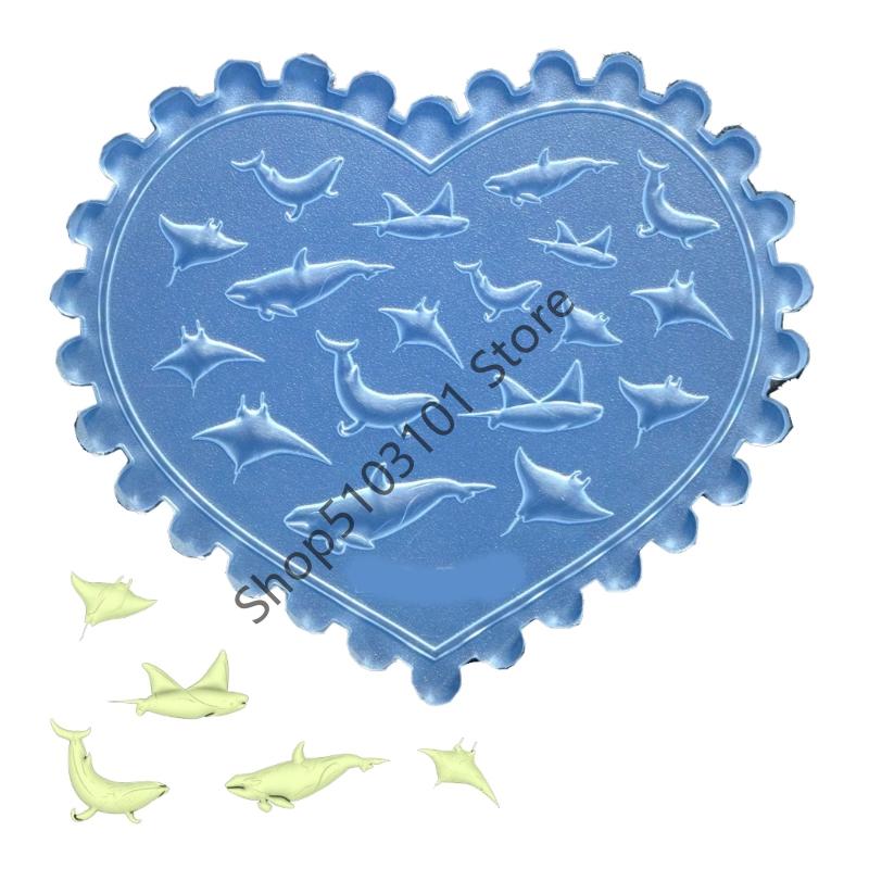 

Jellyfish Octopus Nail Art Marine Life Mold Multi Designs 3d Carving Silicone Template Mould Stamping Plate Nails DIY