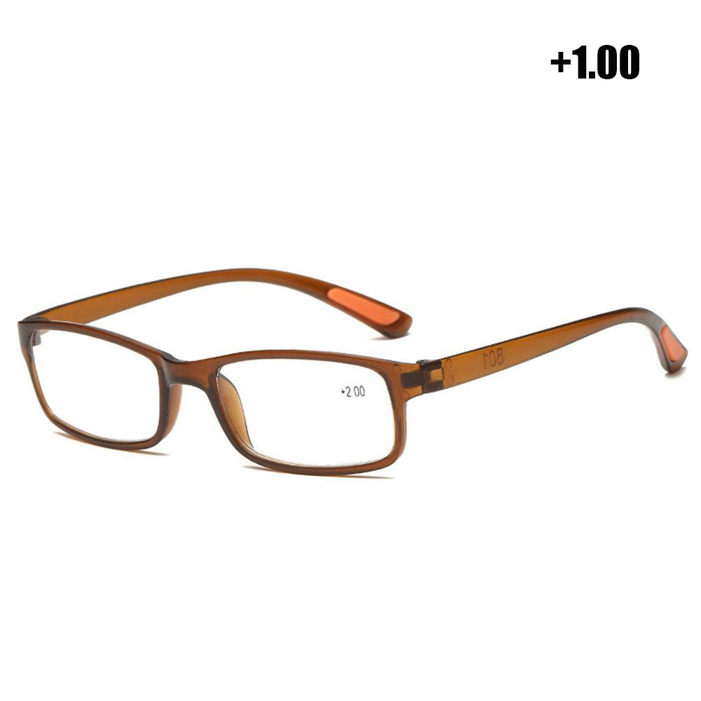 Unisex Ultra-light Reading Glasses Flexible Eyeglasses Magnifying +1.00~+4.0 Diopter Elders Glasses Eye Wear Accessories