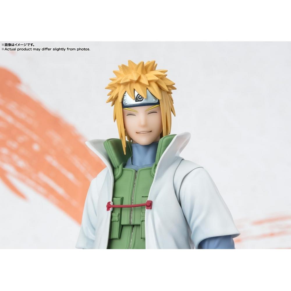 SHFiguarts NARUTO Minato Namikaze -NARUTOP99 Edition- Ungefähr 160 mm große, bewegliche Figur aus PVC und ABS, bemalt