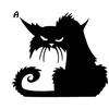 1/2 Pcs/set Cute Removable 3D Cats Sticker Black Cats Wall Stickers Window Sticker