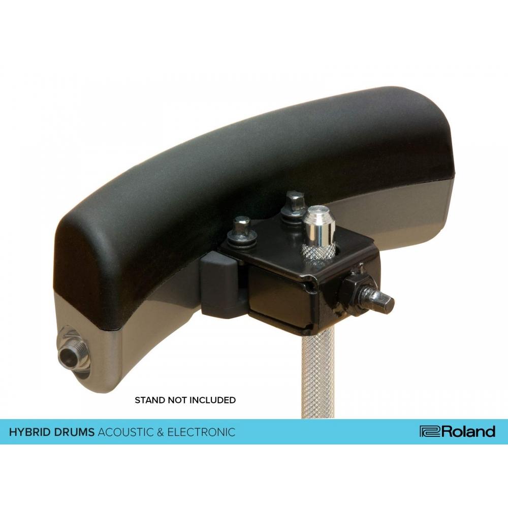 Roland BT-1 Drum Bar Trigger Pad for Hybrid & V Drums, Versatile Add-on Trigger Pad for V Pads and Acoustic Drums, Black