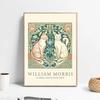 Vintage Cats William Morris Artistic Works Posters and Prints Canvas Printing Wall Art Picture for Living Room Home Decor Gifts