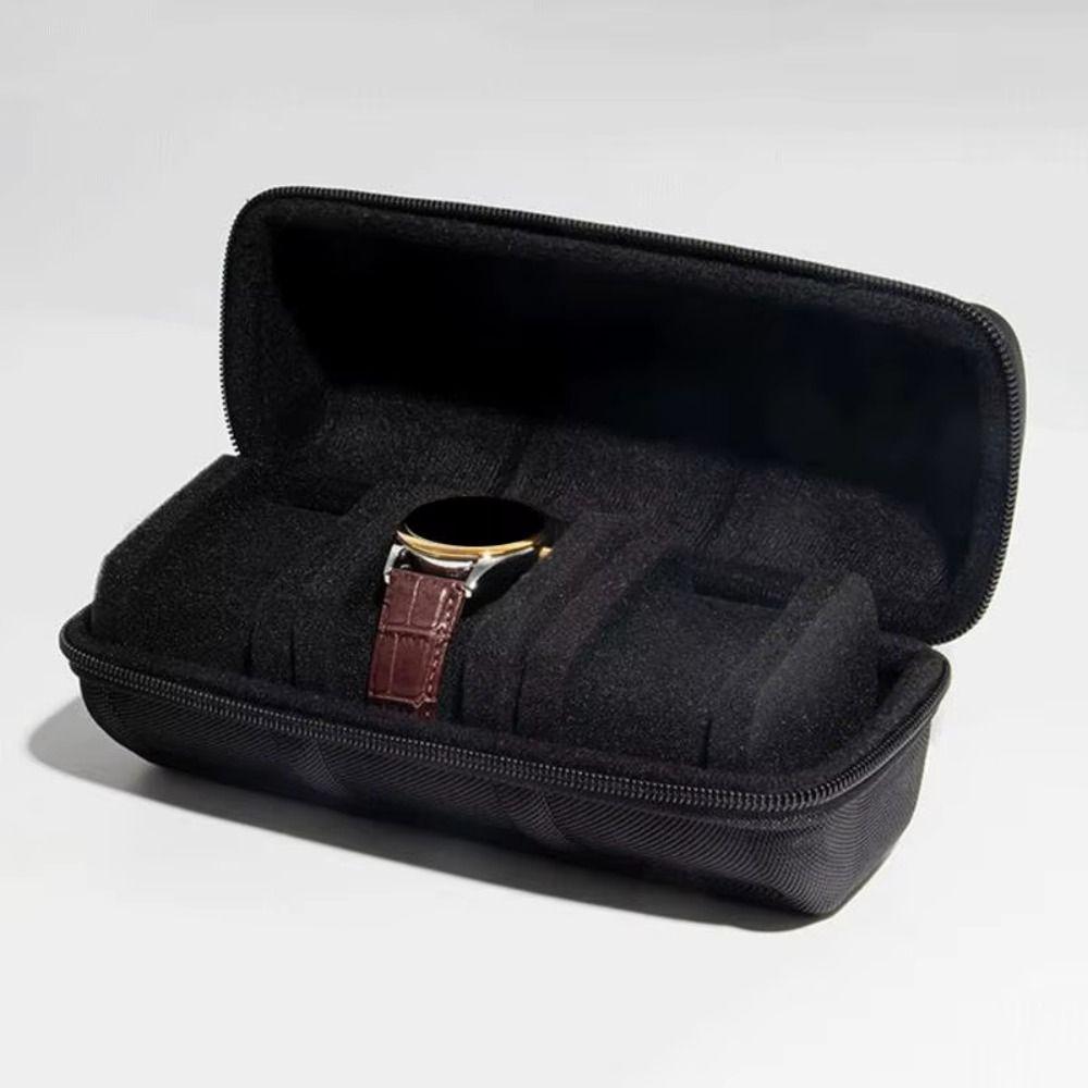 2/3/4/5/6 Slots Portable Watch Box EVA Material Watch Storage Bag Travel Watch Organizer for Men