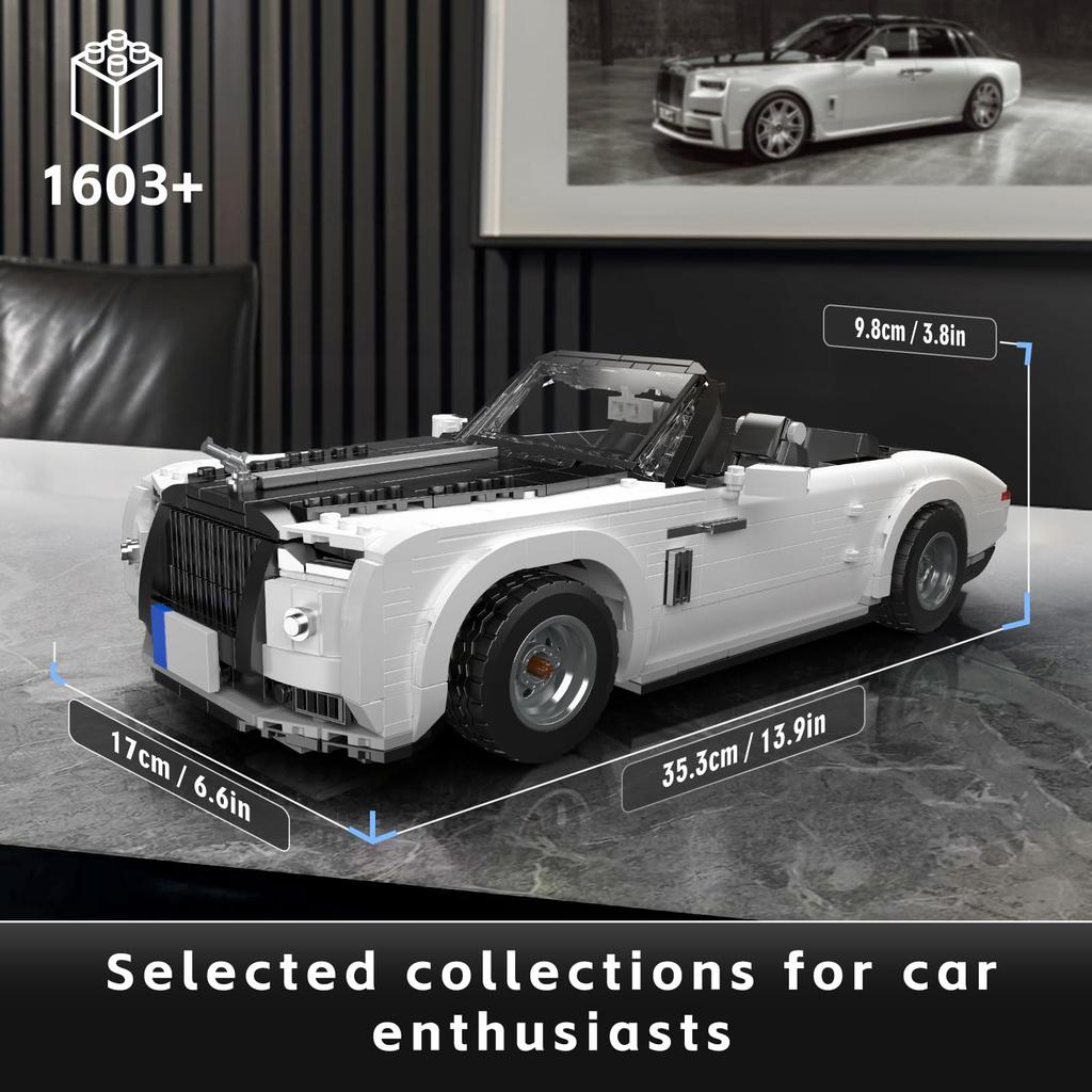 Mold King 10031 MOC Technology Sports Car Model Building Blocks Creative Sports Car Open Car Clamp Blocks Car Model Building Blocks Toy Set Suitable