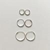 Simple Thin Ring Earring (silver) Worn by Seol In-ah, Kim Hye-jun, and Jang Hee-ryung