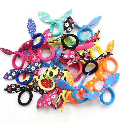 10pcs Girls Elastic Hair Bands For Children Kids Hair Accessories For Hair Girl Hair Scrunchie Hair Ribbons Girls Free Shipping