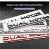 WDYEA1 Car Trunk Emblem Metal Stickers Decorative Decals Accessories For Tesla Model 3 Model S Model X Model Y Cybertruck Roadster