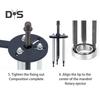 Internal Bearing Disassembly Puller Tool Set Rustproof Corrosion Resistant Automotive Bicycle Bearing Removal Tool Blind Hole Bearing Puller Set