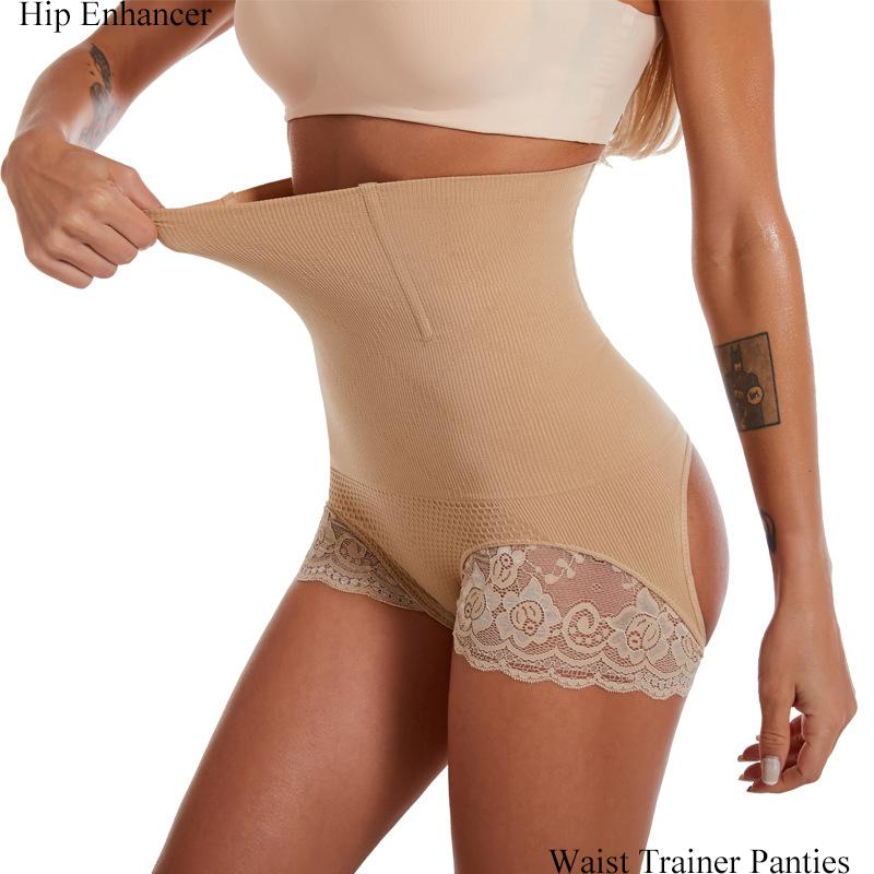 

Shapewear Женщины Butt Lifter Трусики Высокая талия Тренер Сексуальный круг Открытый невидимый животик Контроль Добыча ЛифтИнг Трусики Боди Шейпер