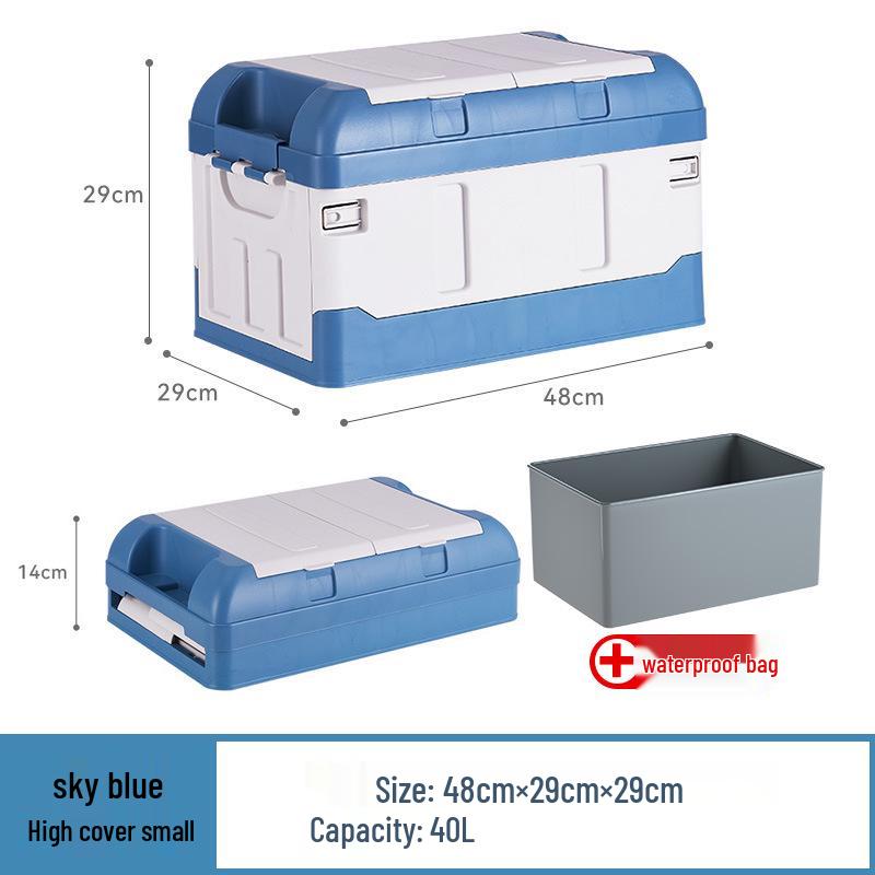 Organizator pliabil pentru depozitare camping portbagaj auto