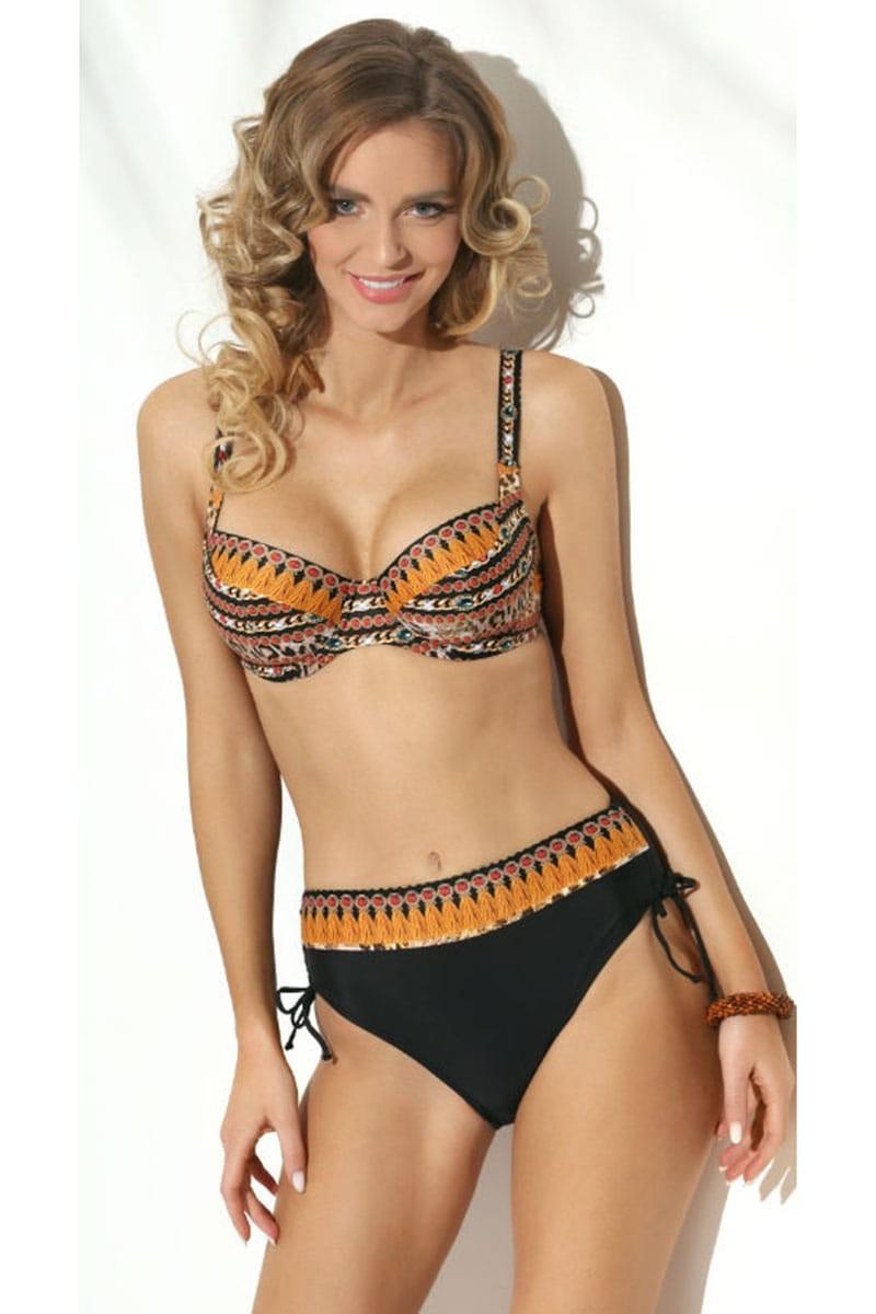 

Купальник с мягкой чашкой, плавки слип Lilly (76732) 44B/M різнокольорові кольору