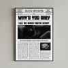 Retro Arctic Monkeys Newspaper Poster Aesthetics Rock Singer AM 505 Rapper Canvas Painting Print Wall Art Mural Home Room Decor
