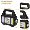 Torcia LED Solare da 1200mAh - Luce Ricaricabile per Campeggio/Lavoro con 6 Modalità, Impermeabile IPX7 per Emergenze Outdoor Escursioni