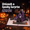 Cartoon Halloween Greeting Cards Ghost House Box Multicolor 3D Pop-Up Cards Paper Pumpkin Bat Spider Halloween Postcards