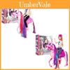 Realistic Movable Horse Saddle Model Set With Detachable Farm Stable Toys For Kids