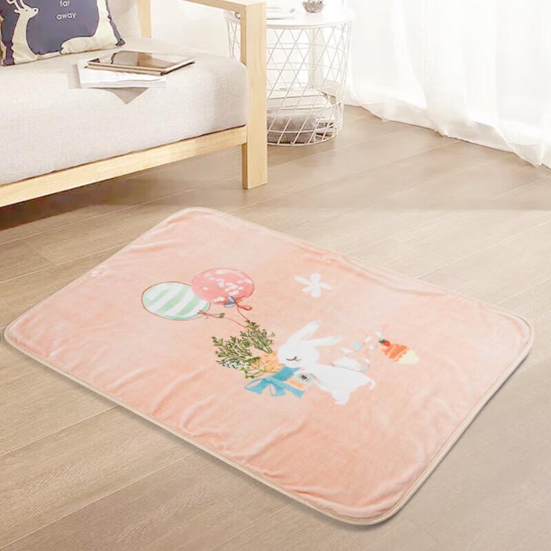 Mercury Sweet Little Rabbit Snow Mink Fleece Blanket