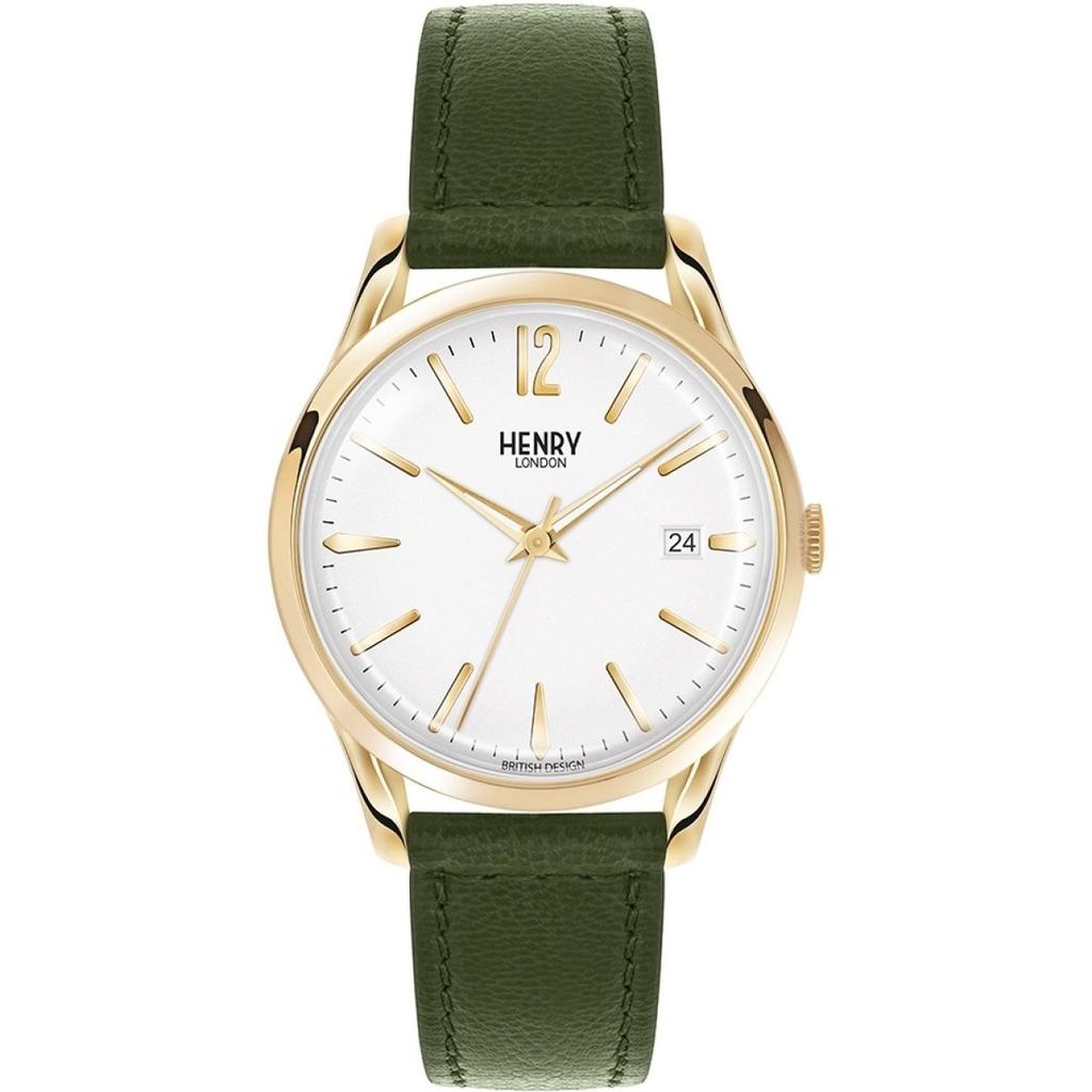 Uhr HENRY LONDON HL39-S-0098. Quarz, Farbe weiß. Unisex.