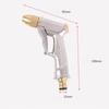 Metal Water Gun Electroplating Lengthened High Pressure Household Car Wash Nozzle Garden Irrigation Water Gun Pressure Washer