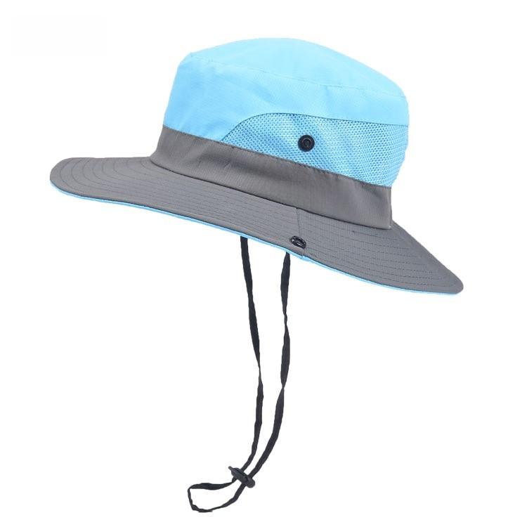 Summer Outing Hat For Women With Large Brim Sun Protection And Breathable Polyester Fabric