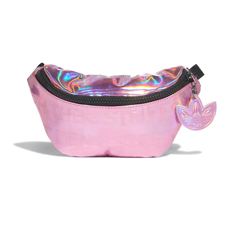 

New Adidas Originals Polyurethane Sports Waist Bag Regular Unisex Bright Pink GN2126 21.1*7.1*19.1CM
