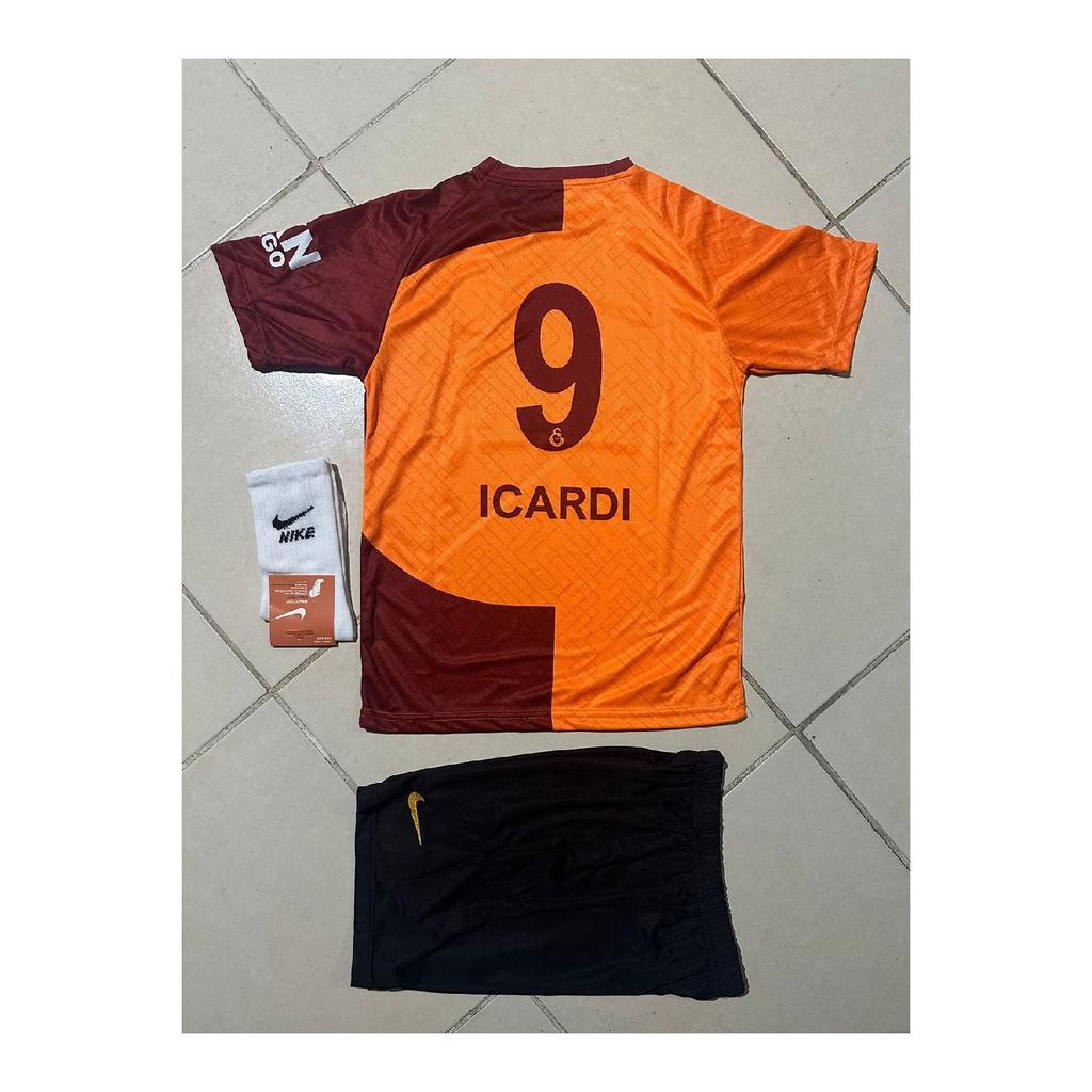 Tricou de fotbal pentru copii Gltsry Icrdi 2023/24 2 piese