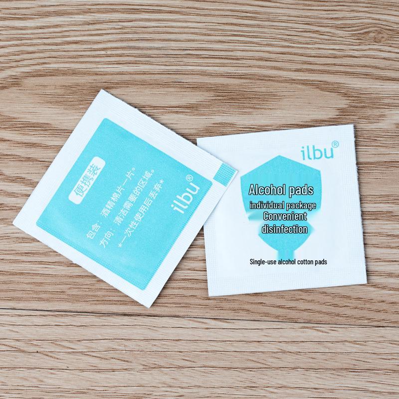100-Piece 3x6cm Alcohol Swabs: Disposable Disinfection for Skin, Phones, Cutlery & More