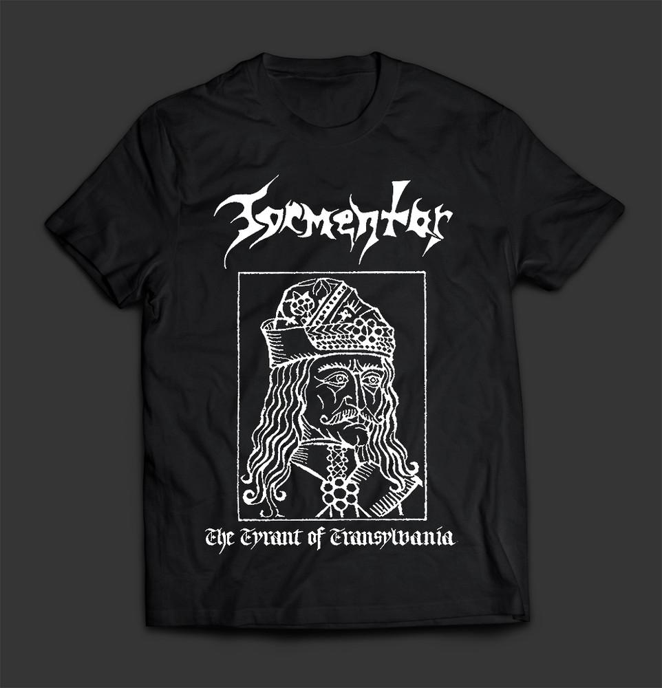 

NEW TORMENTOR – The Tyrant Of Transylvania Cotton Black T Shirt For Men TT490 Unisex T-Shirt L
