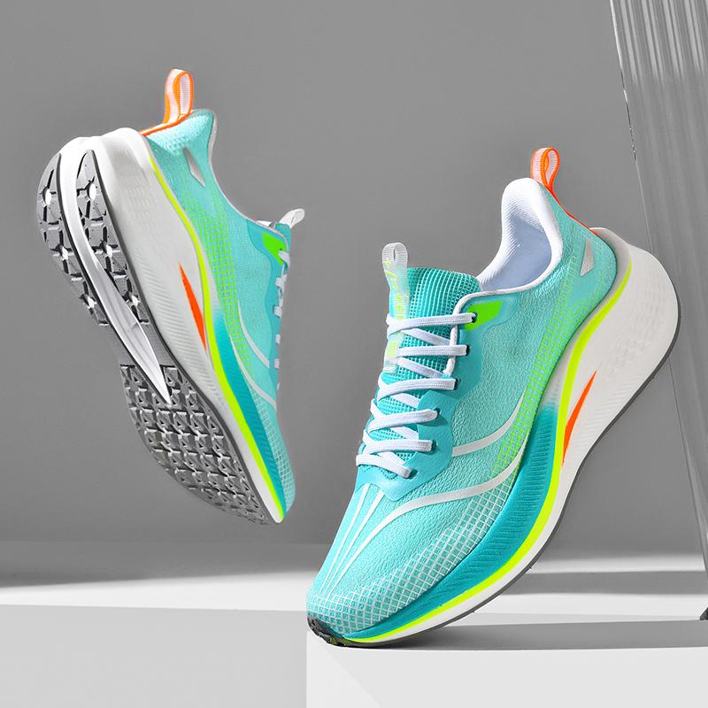 Sportschuhe für Herren und Damen im Herbst Atmungsaktiv Professionell Stoßdämpfend Laufschuhe Rutschfest Leichtgewicht Mittelstufe S
