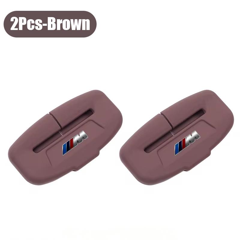 1/2Pcs Silicone Car Seat Belt Buckle Protective Cover Decorative Accessories For BMW E90 G80 M3 G30 M5 F82 F83 F20 F21 G42 F95 M
