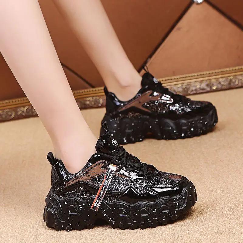Stylish Sports Ladies Footwear Sequins Athletic Designer Luxury Fashion 2025 Women's Sneakers Shoes Cheap Aesthetic Y2k Original