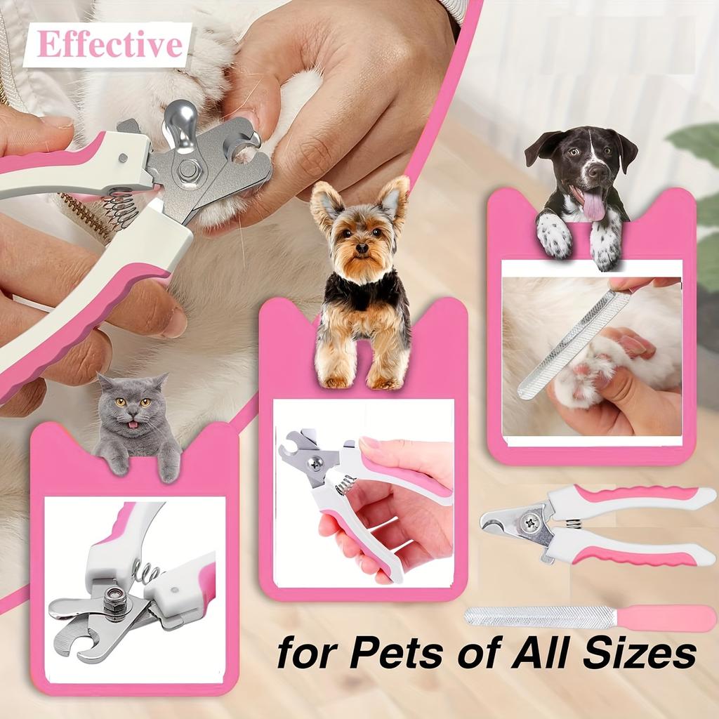 Professioneller Nagelknipser für Haustiere, Edelstahl, für Hunde und Katzen, arbeitssparender Nagelknipser, praktisches Hundepflegezubehör