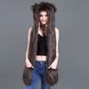 Cartoon Plush Hat Scarf Glove Set - Cute Faux Fur Cap