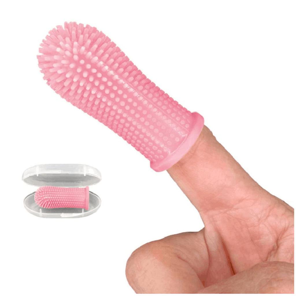 Periuță de dinți de deget pentru animale de companie Produse de curățare pentru pisici și câini Periuțe de dinți pentru curățare orală Peri de silicon