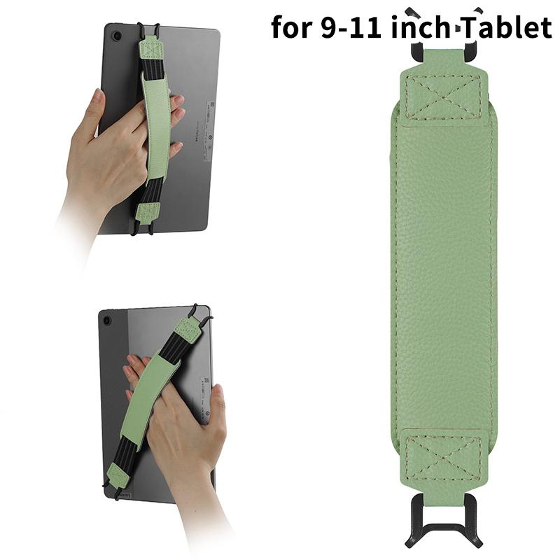 Leder Handschlaufe für 6-11" Tablet Ständer Haltegriff Sicherheit für iPad Xiaomi Samsung für Kindle Kobo Voyaga E-Reader Halter