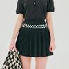 Venezia 12 Checkerboard Line Black