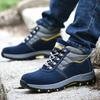High Quality Winter Boots Men Steel Toe Cap Safety Boots Work Shoes Men Puncture-Proof Work Boots Plush Warm Safety Shoes Boots