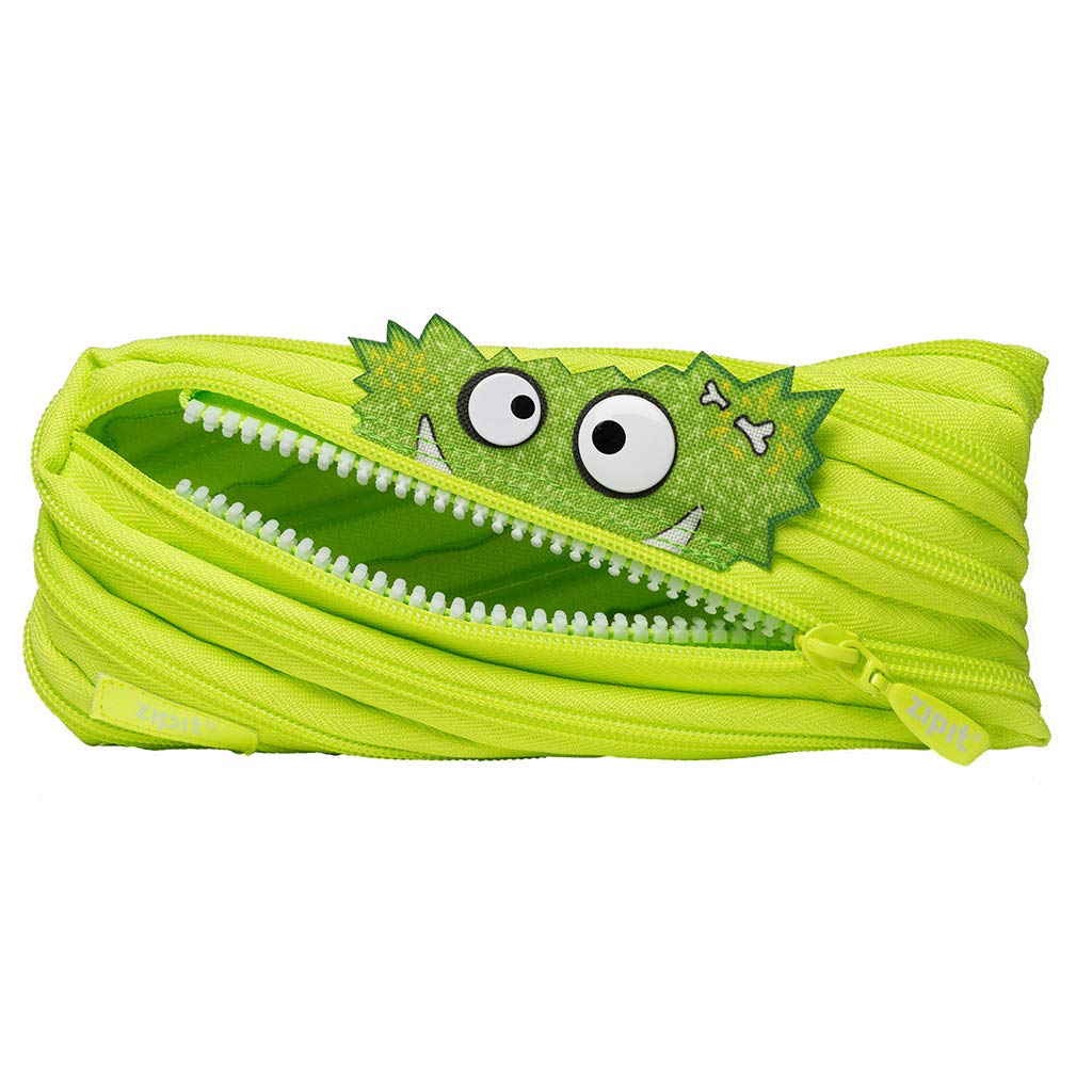 

zipit Pencil Case Talking Monster Pouch Grizzle/Green