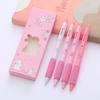 Cherry Blossom Quick-Dry Student Pen - Soft Grip, ST Tip, Click-Action