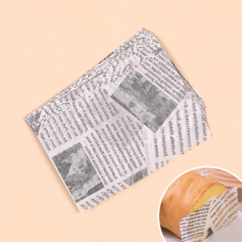Cake Roll Separator Paper Easy Peel Non Stick Food Grade Grease Proof Baking Sheet for Muffin Brownie Baking Use