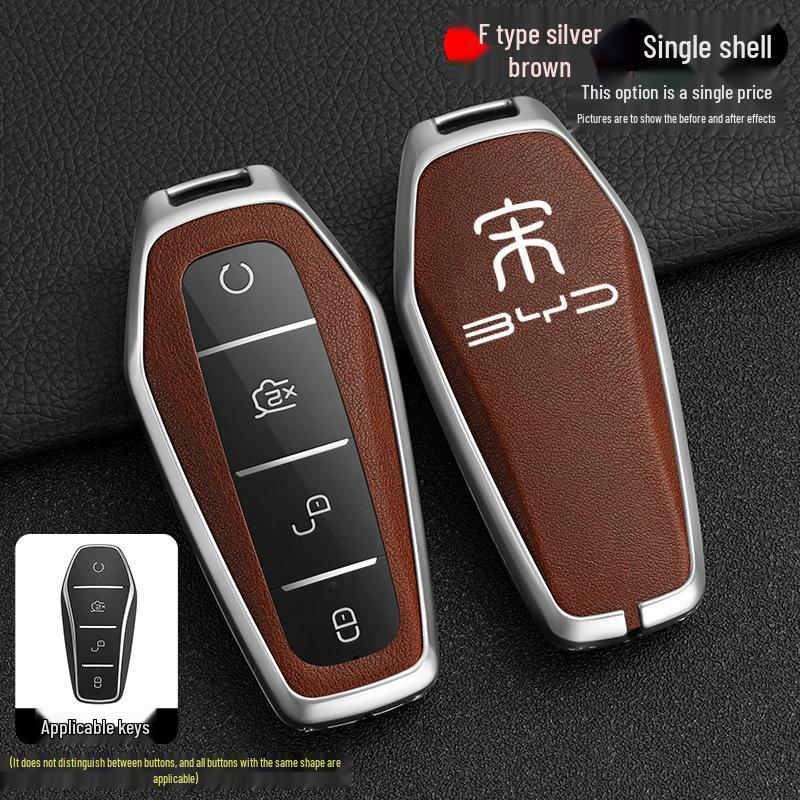 BYD Song Tang Max G5 Surui E5 Sirui G6 Qin Car Metal Key Case - Creative Shell Buckle for Old Models