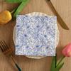 20Pcs Chinese Blue Flower Printed Paper Napkins, Disposable 2 Layer Paper Napkins for Party Hotel Dinner Table DIY Decor