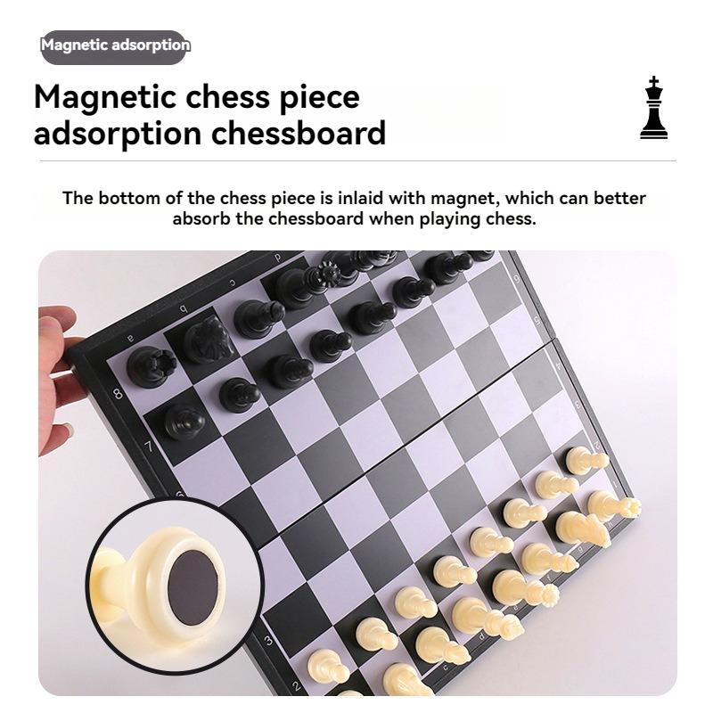 Magnetic Chess Folding Portable Storage Magnetic Attraction Children's Parent Child Entertainment Competition Training