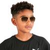 AVIATOR JUNIOR Size 50 Kids Ray-Ban 223/13 Sunglasses, (FREE Size), Model, 0RJ9506S, Gold.