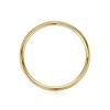 Cbtb Silver S925 Simple Fashion Wedding Ring Plated with Gold Birthday Anniversary Couple Luxury Jewelry