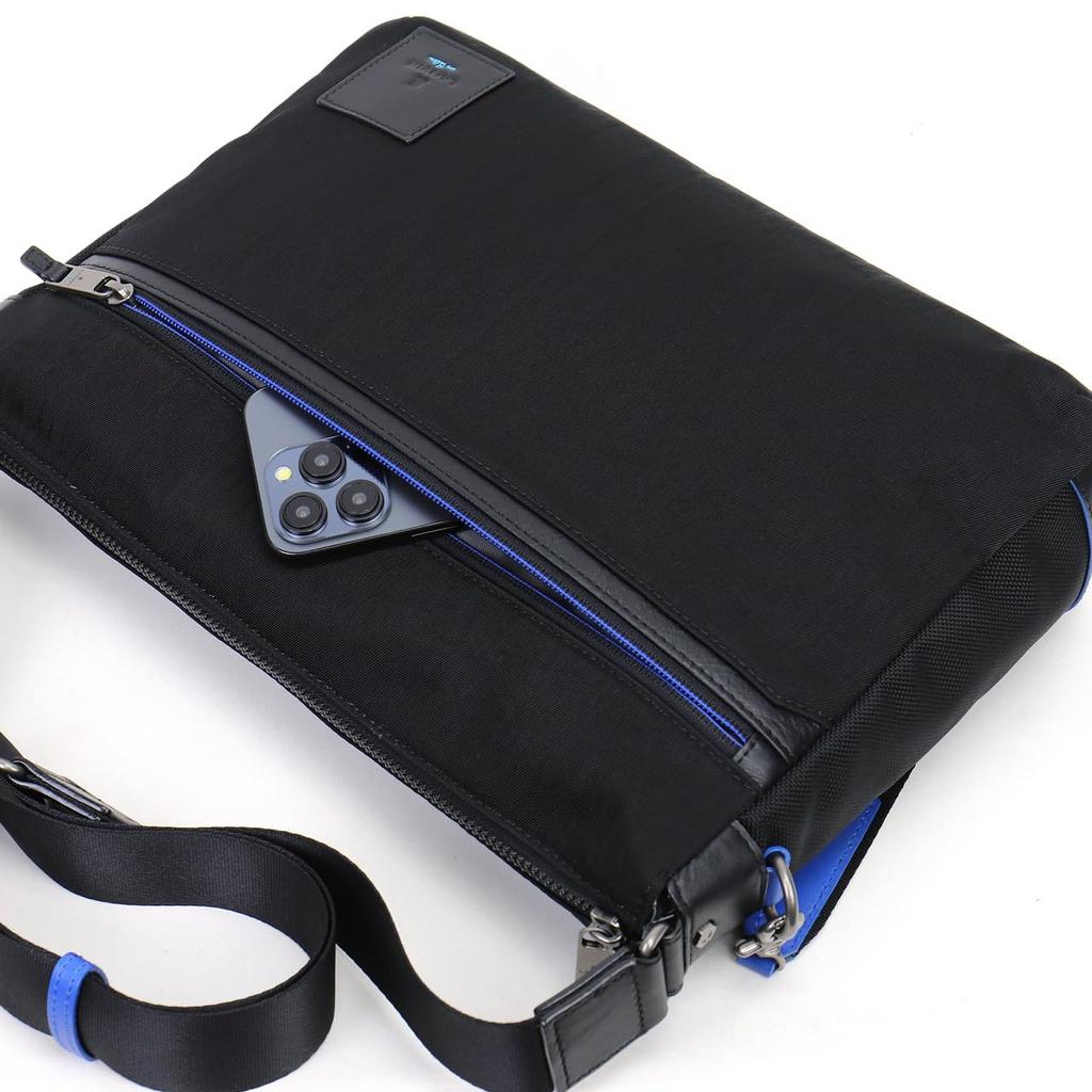 LANVIN en Bleu Lille Shoulder Khaki Men's Bag,