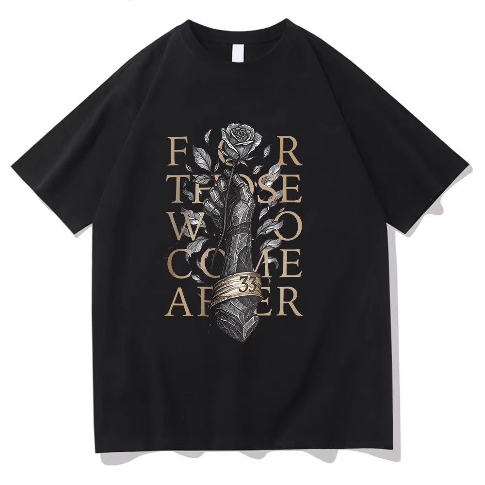 Clair Obscur Epedition 33 Maglietta da Giocatore Donna Uomo Moda Manica Corta T-shirt Expedition 33 Casual Cotone T-shirt Grafica Retro Y2K